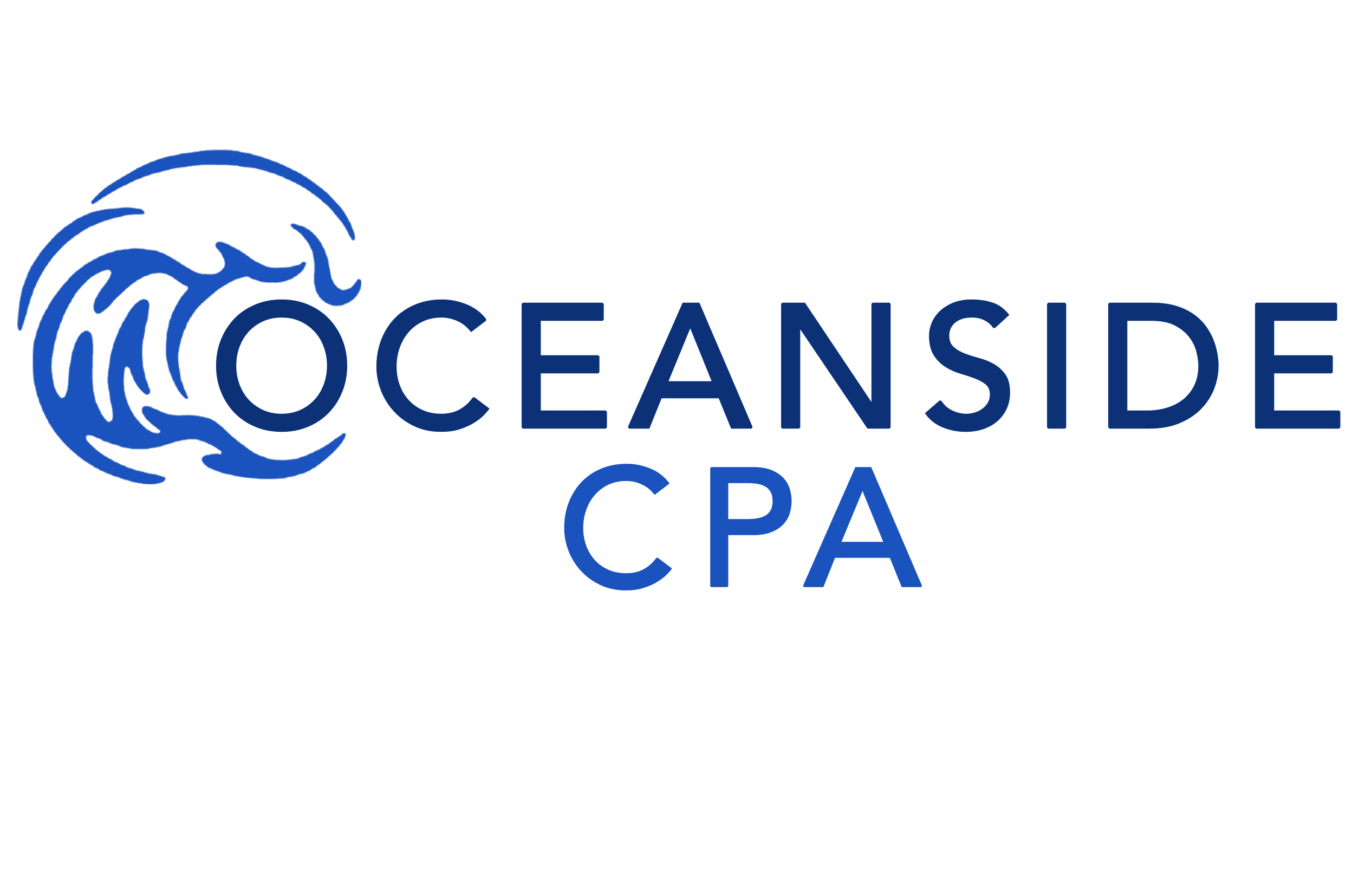 Logo of Oceanside CPA LLC, a professional accounting firm specializing in tax planning, consulting, preparation, bookkeeping, payroll services, and client advisory solutions.